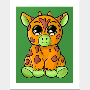 Giggly Giraffe Posters and Art